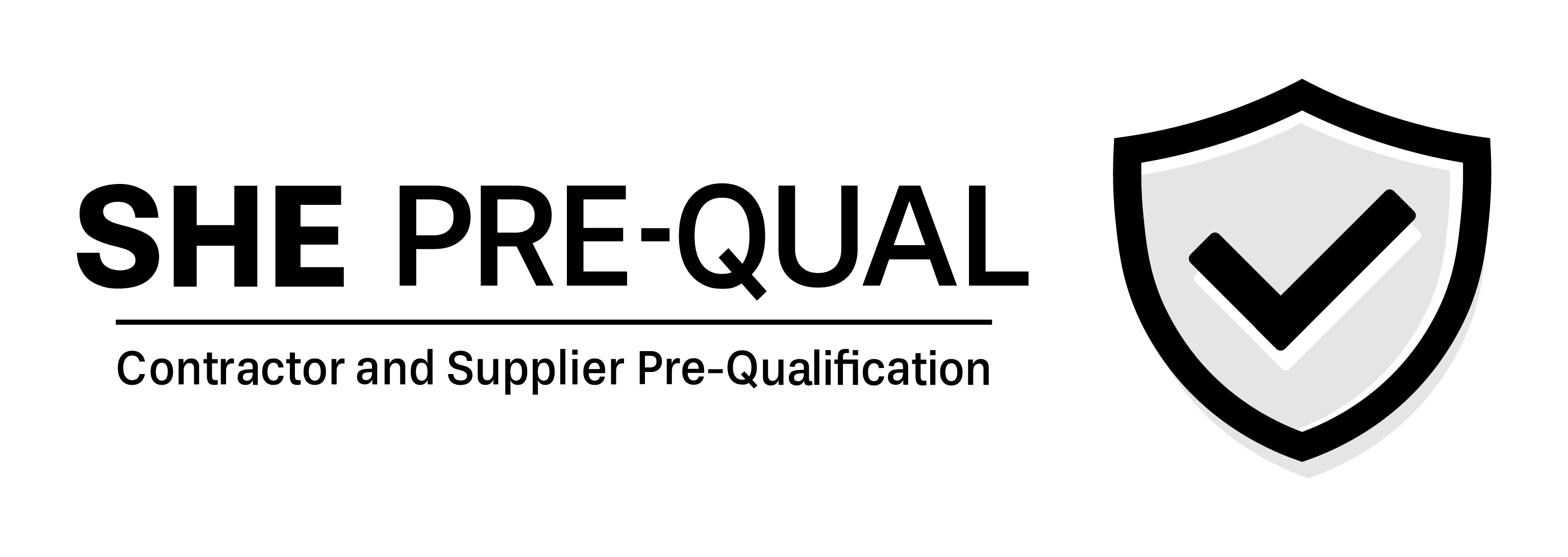 SHE Pre-Qual black horizontal logo preview