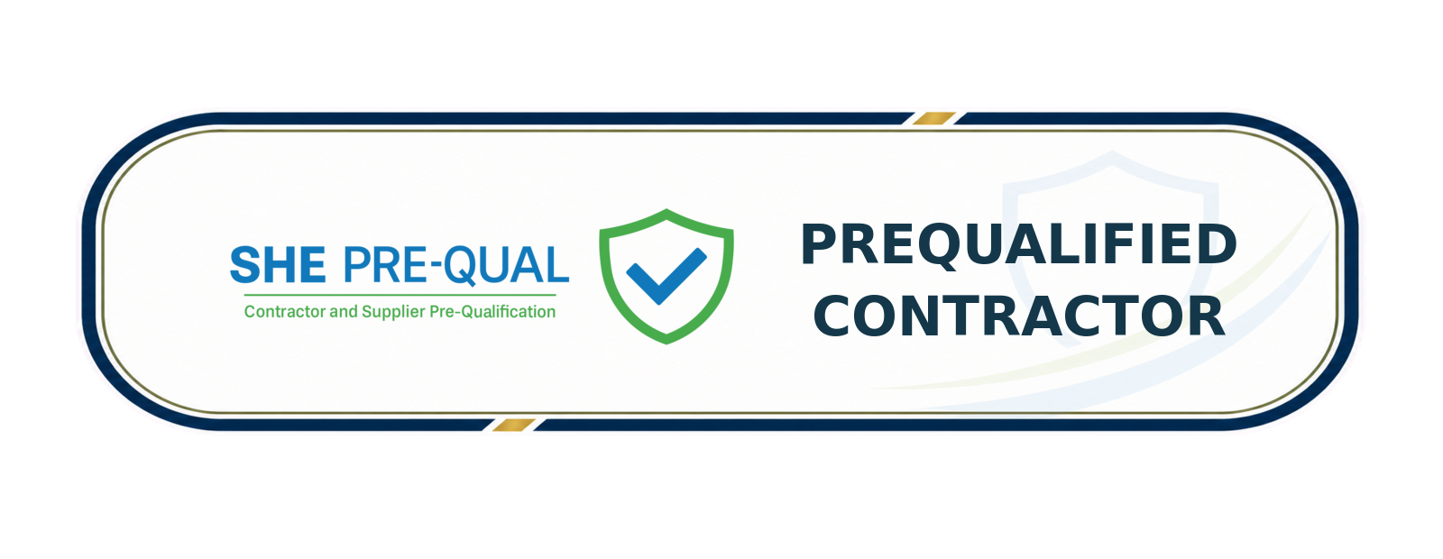 Prequalified Contractor badge preview
